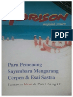 Dari Krisis Politik Sampai Legitimasi Kekuasaan: Studi Tentang Sastra Dan Masyarakat Jawa Abad 18 - 19