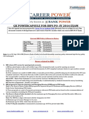 298px x 396px - ibps_po_power_capsule_english_2014.pdf | Notes (Finance) | Currency