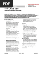 Ficha Técnica de Shell Omala 220 | PDF | Engranaje | Lubricante