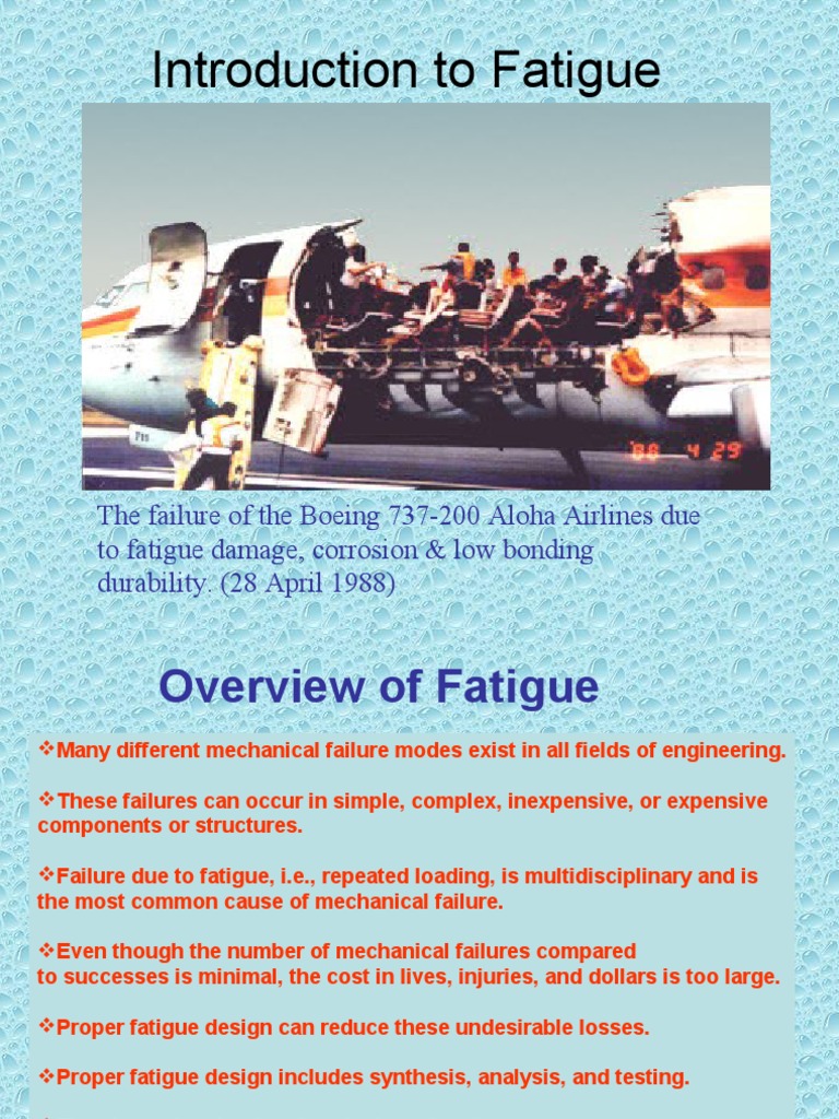 Introduction To Fatigue | PDF | Fatigue (Material) | Deformation ...