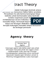 Contract Theory & Agency Theory