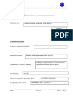 Fisa Postului, Asistent Medical Generalist, Exemplul 1