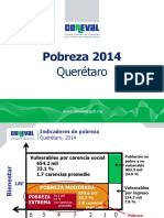 Querétaro Pobreza 2014