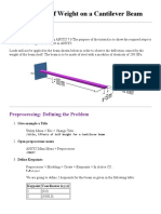 U of a ANSYS Tutorials