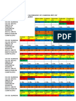 Calendario Guardias Mes de Junio