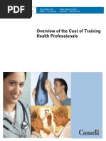 Cost of Training Health Professionals (Health Canada)