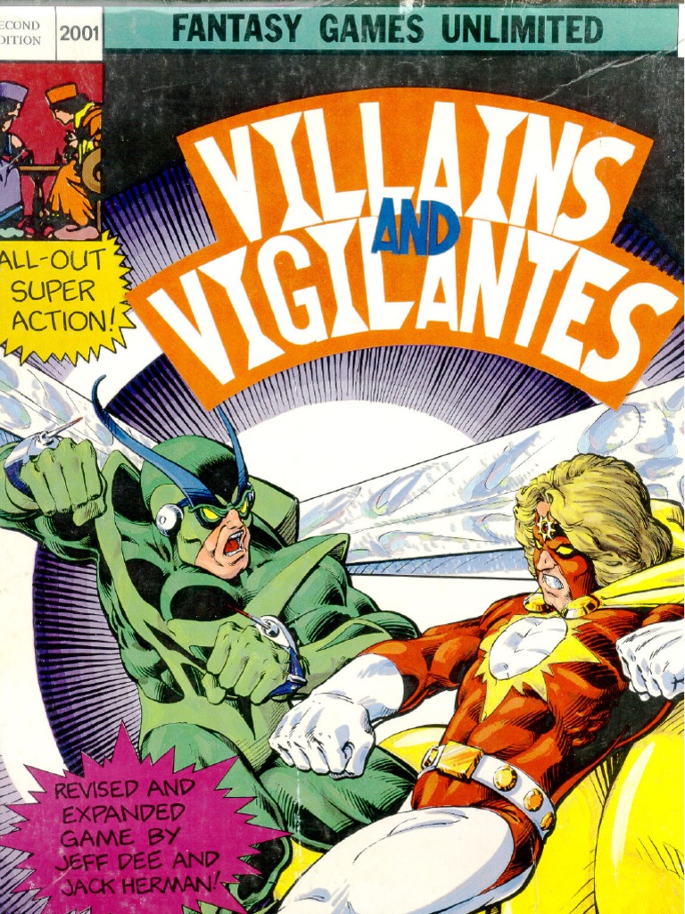 legendary vigilantes villains pdf free download