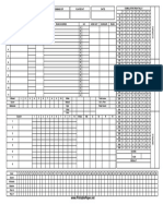 Cricket Scoresheet