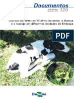 Diarreia em Bezerros Leiteiros Lactantes A Doença e o Manejo em Diferentes Unidades Da Embrapa PDF