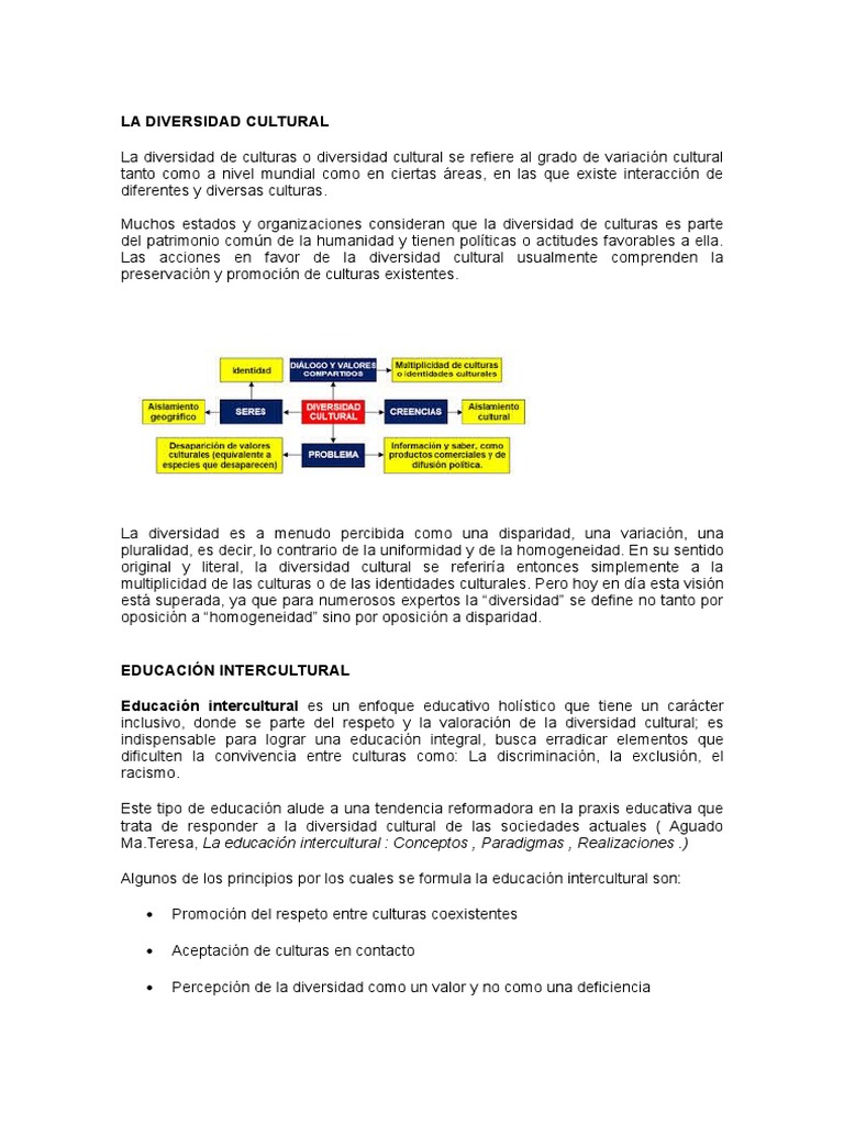 Actividades para el Día de la Diversidad Cultural | PDF | Diversidad ...