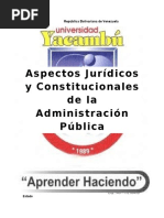 Aspectos Juridicos y Constitucionales