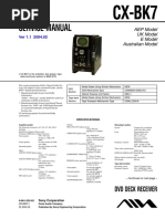 オーディオ&ビジュアル・インフォメーションカタログ CX BK7 | PDF | Compact Disc | Menu (Computing)