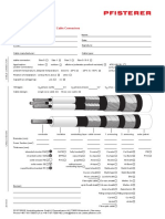 Cable Data Form MV