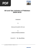 Download Report Oil and Gas Industry of Pakistan 2009 by danialone SN31813358 doc pdf