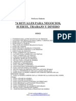 74 Rituales para Suerte, Negocios, Trabajo y Dinero