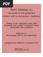 Pocci Catalog 31th Year 2016 Anthologies