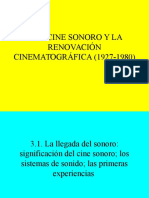 El Cine Sonoro y La Renovación Cinematográfica (1927-1980)