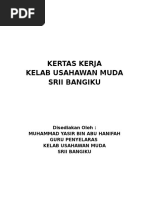 Kertas Kerja Kelab Usahawan