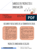 Taller de Desarrollo de Productos e Innovación