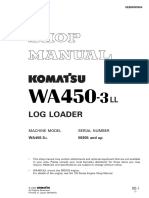 Komatsu Wheel Loaders WA450-3 Shop Manual