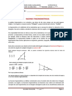 Tema 9 - Razones Trigonometricas