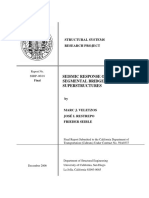 The Seismic Response of Precast Segmental Bridge Superstructures