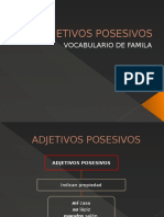 Adjetivos Posesivos