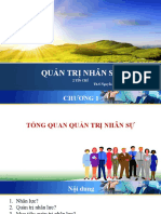 TỔNG QUAN QUẢN TRỊ NHÂN SỰ