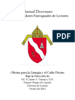 DL-OLCD, Manual Diocesano Para Entrenadores Parroquiales de Lectores