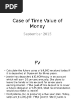 Kuliah III Case of Time Value of Money