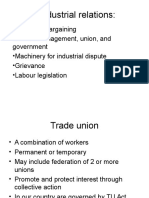 Industrial Relations and Labour Laws