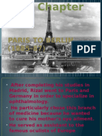 Rizal's Studies in Paris and Berlin 1886-87