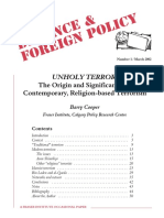 Cooper Barry - Religion Based Terrorism PDF