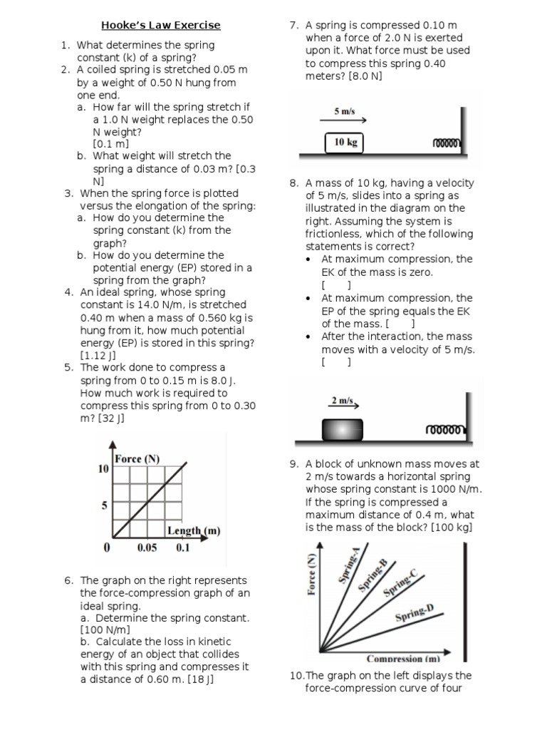 hooke law.docx Force Mass