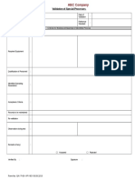 00 - QA-F-08-VP - Validation of Special Process - Blank