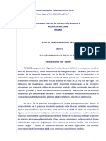 Auto Apertura Juicio Oral A Caco Senante y Otros