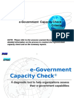 E-Government Capacity Check Criteria