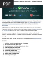 Download Build a WhatsApp Clone With Meteor and Ionic - Meteor Platform Version by shekharc SN318179676 doc pdf