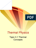 3.1 Thermal Concepts