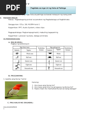 Mapeh Lesson Plan5