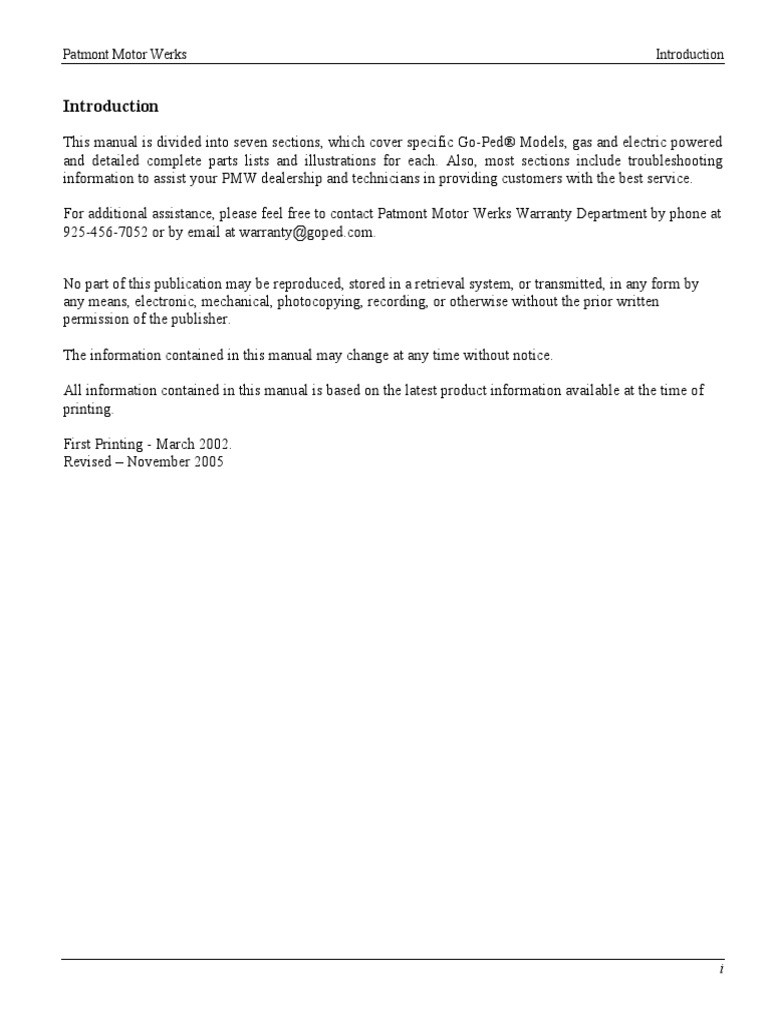 GopedShopManual PDF | PDF | Clutch | Nut (Hardware)