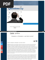 Sinergismo vs. Monergismo