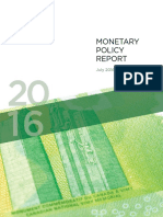 July 2016 Canadian Monetary Policy Report