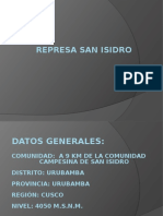 diseño de presa de San Isidro