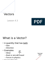 Vectors Intro.