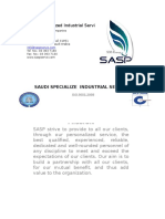 Saudi Specialized Industrial Services ISO 9001 Certified Construction Company