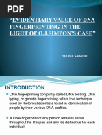 DNA Fingerprinting