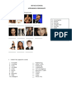 Vocabulary-Practice Appearance and Persoanlity