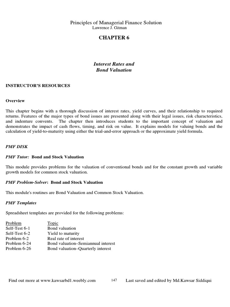 Bond Valuation and Interest Rates | PDF | Yield Curve | Bonds (Finance)
