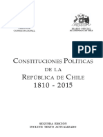 Texto Constituciones República de Chile Años 1810-2015